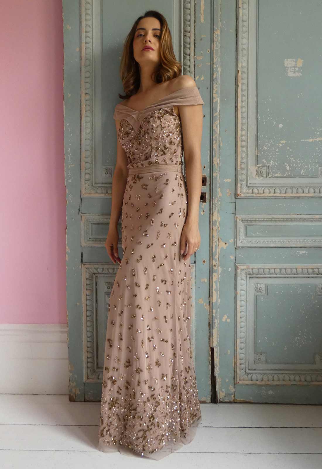Raishma Couture Blush Kehlani Maxi Dress-112515