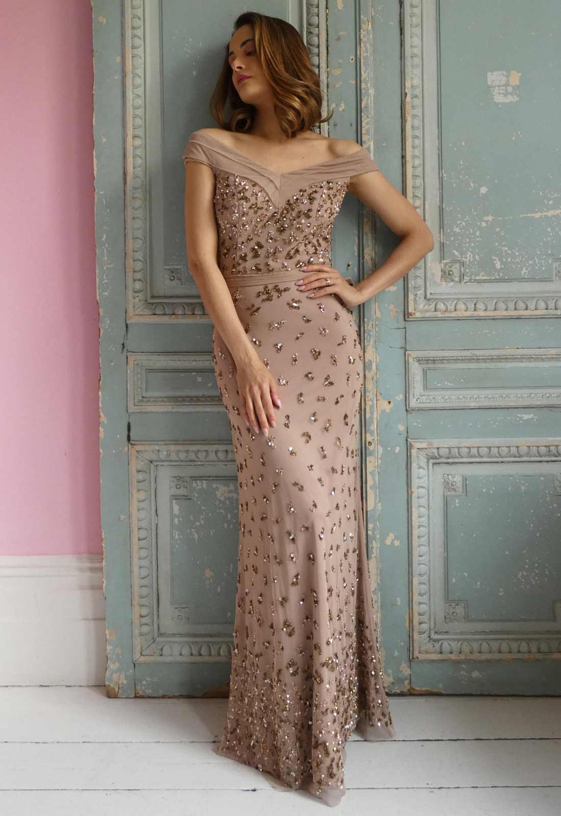 Raishma Couture Blush Kehlani Maxi Dress-112516