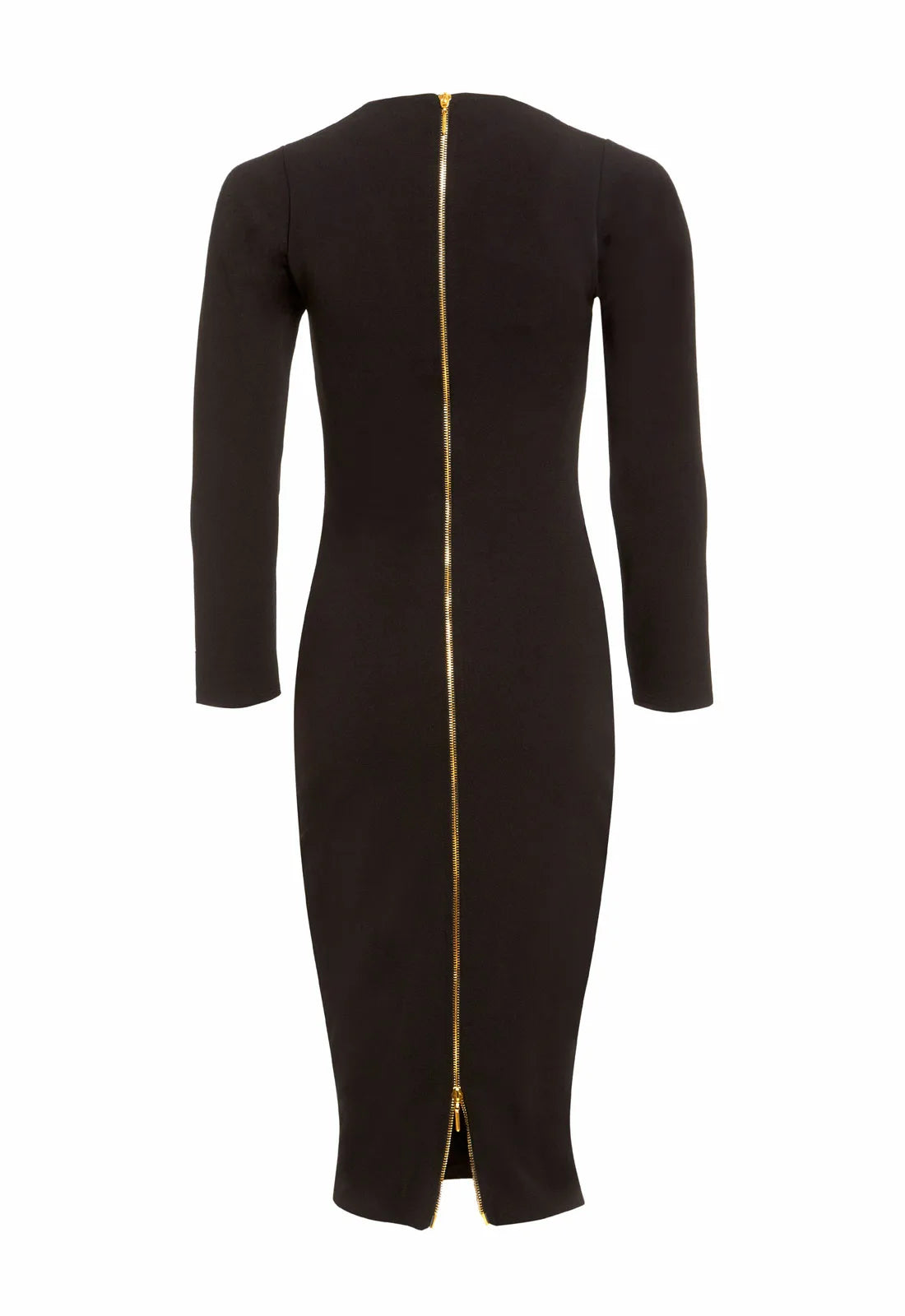 Honor Gold Kelsey Black Midi Dress-1206