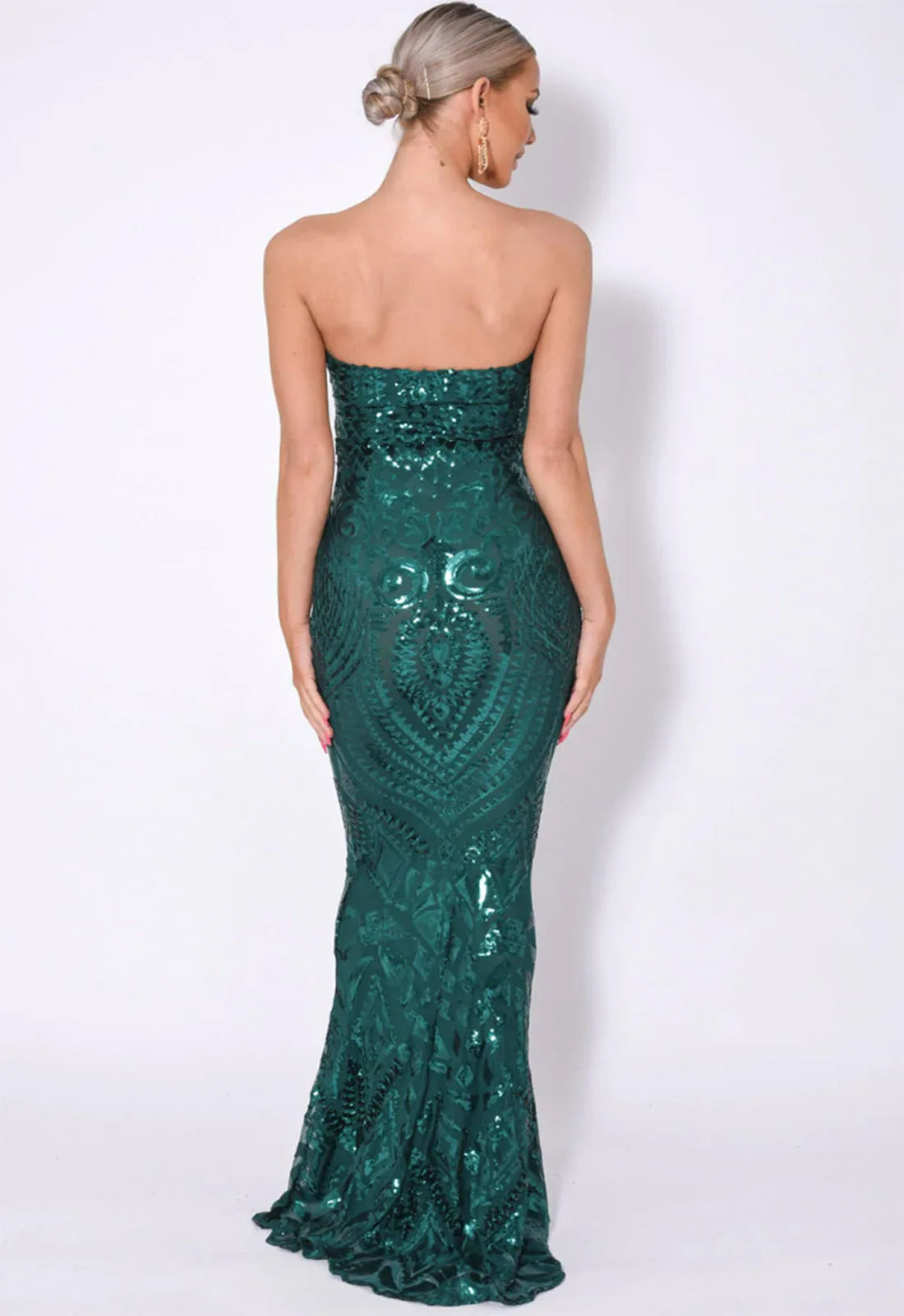 Nazz Collection Green Kenza Maxi Dress-116470