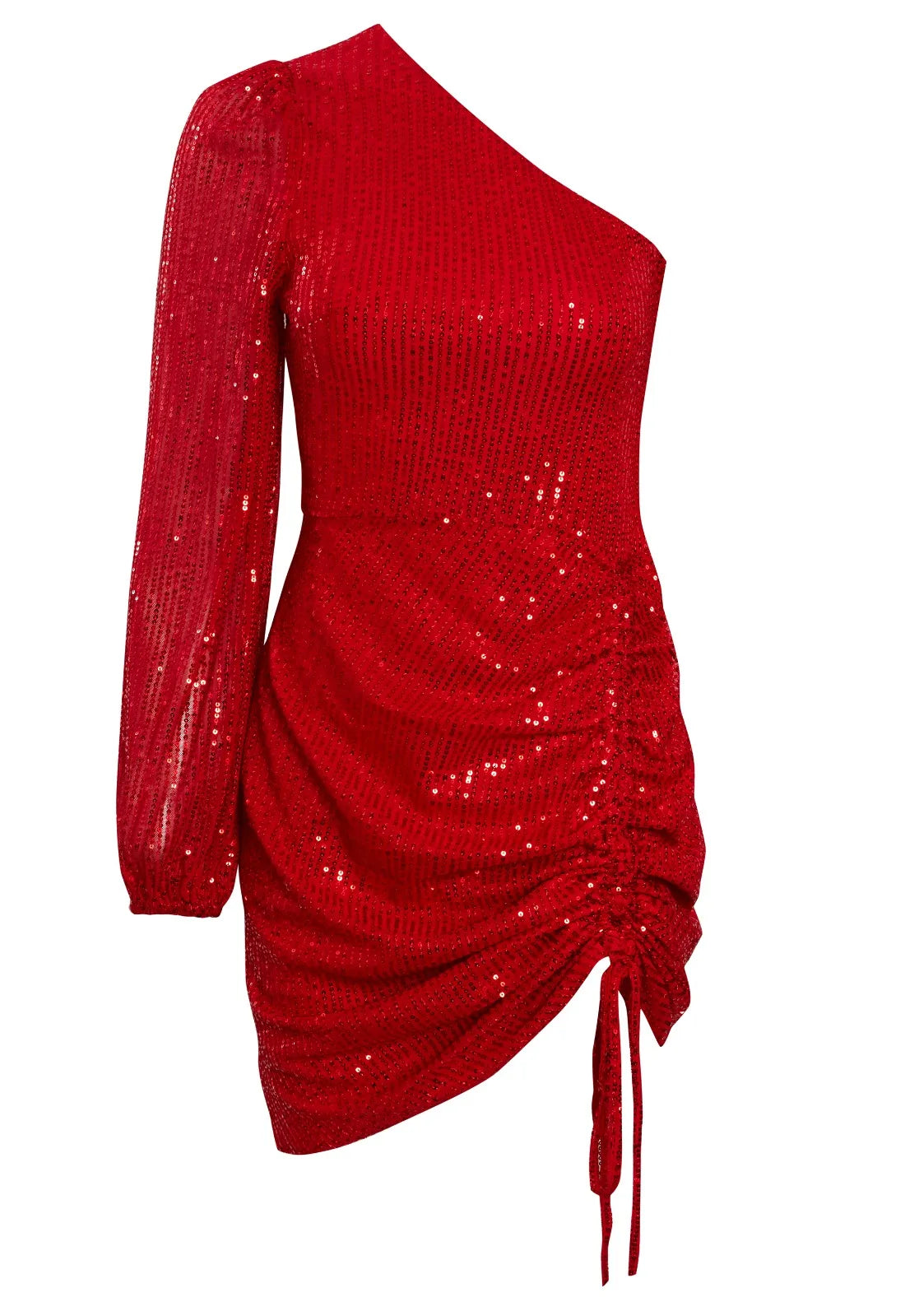 Little Black Dress Red Scarlett Sequin Dress
