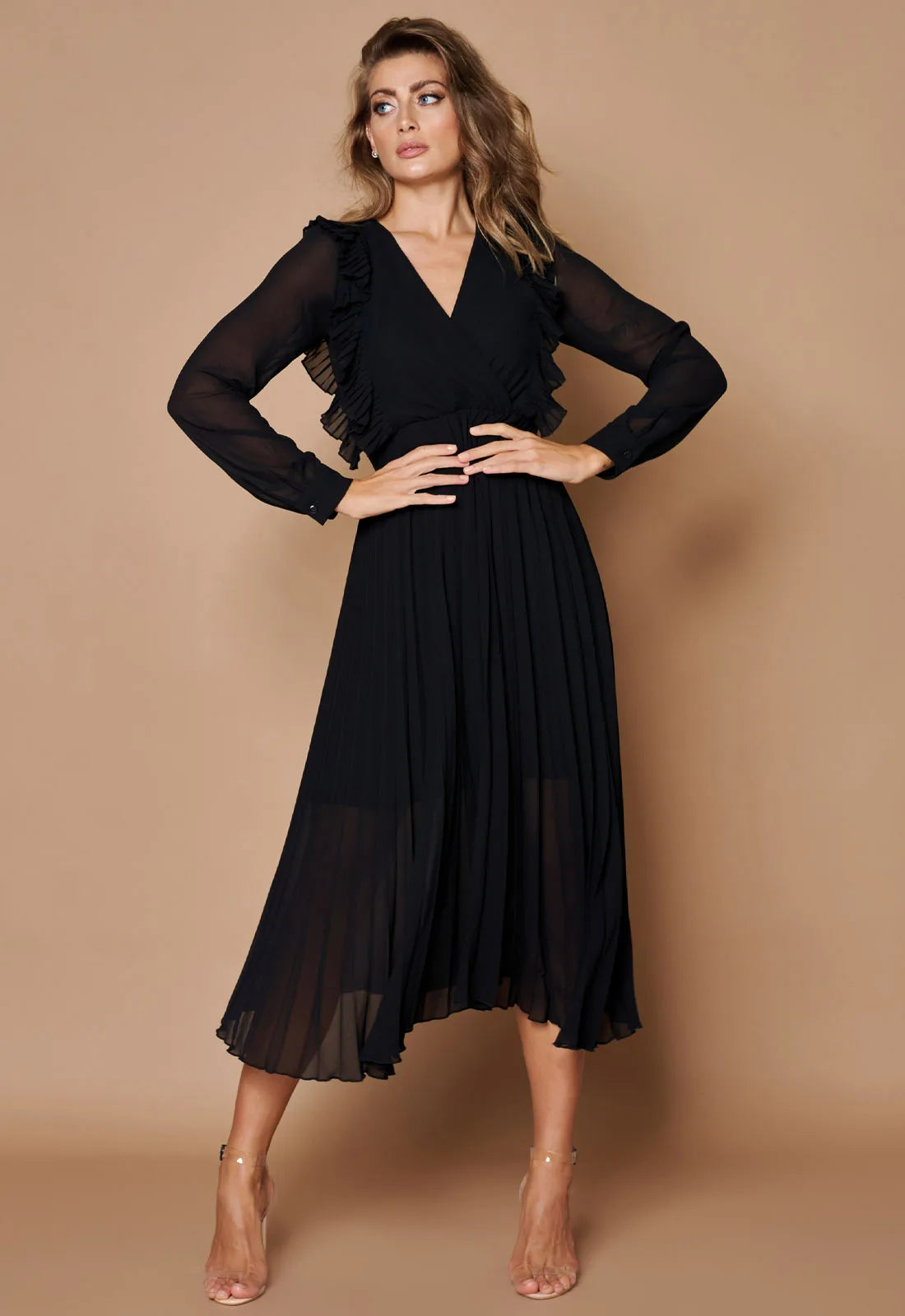 Little Black Dress Black Adele Cocktail Dress-0