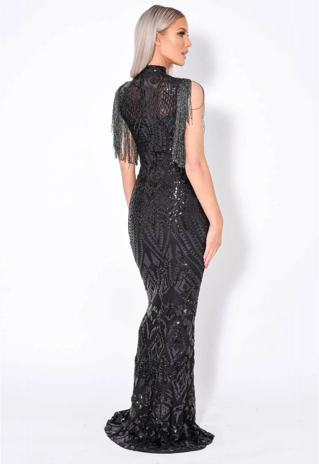 Nazz Collection Black Magic Maxi Dress-106572