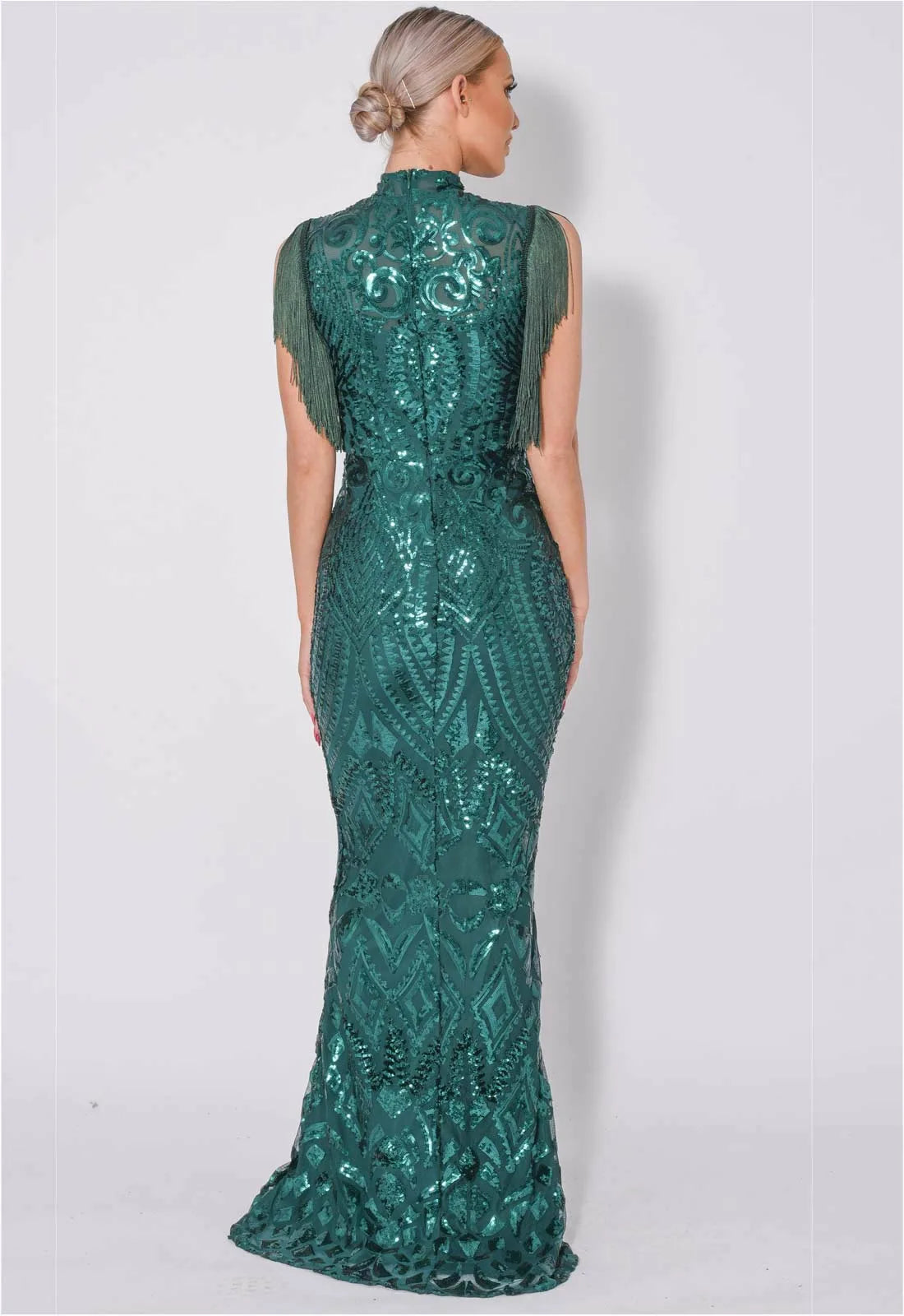 Nazz Collection Green Magic Maxi Dress-106576