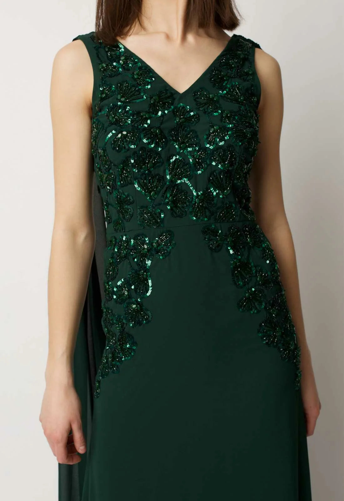 Raishma Green Magnolia Maxi Dress-83993