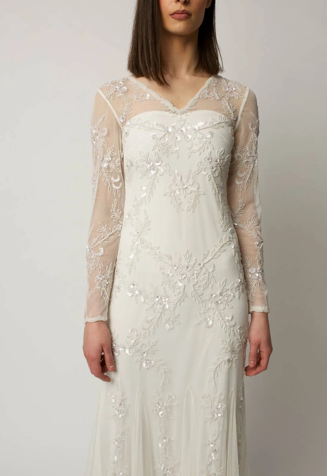 Raishma White Minnie Wedding Dress-84023