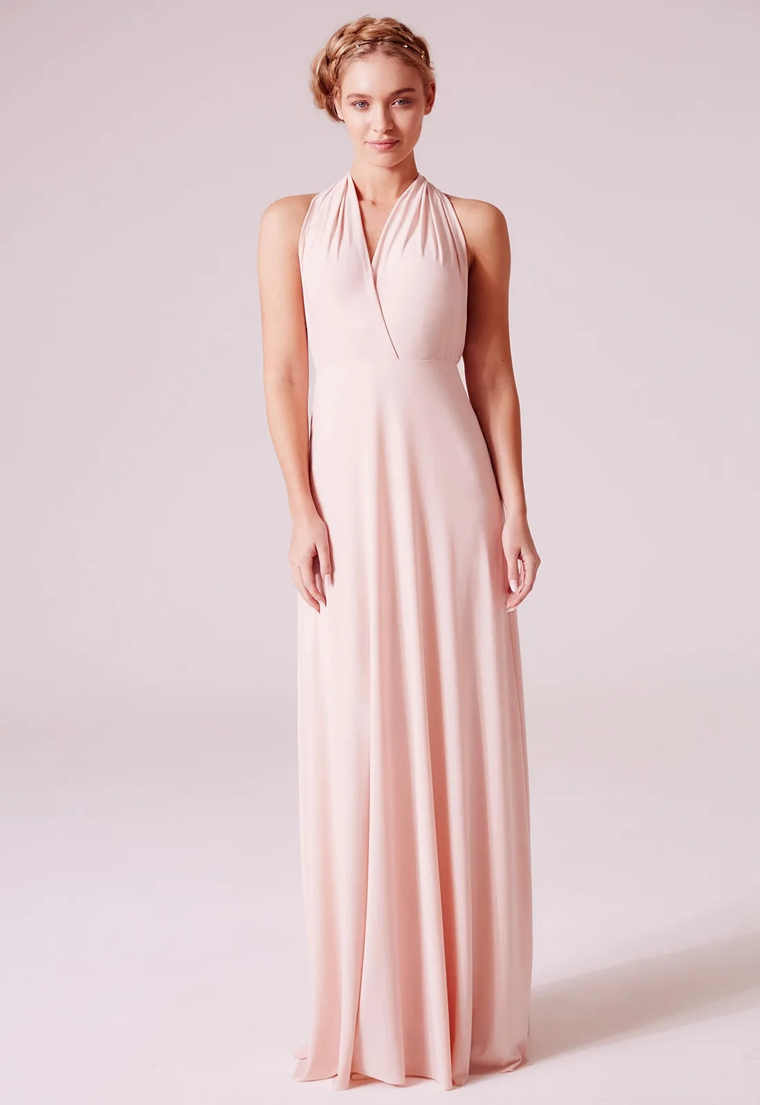 Revie Alexis Multiway Maxi Dress in Nude