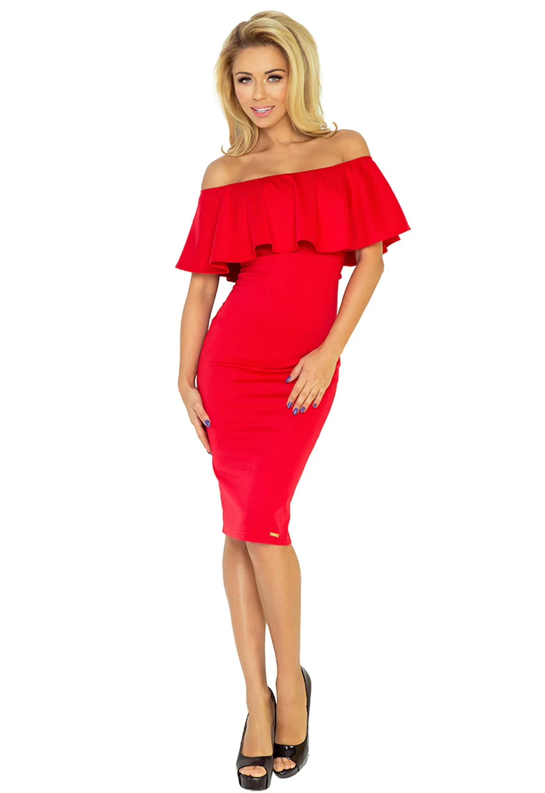LBD Exclusive Red Scarlett Dress-106080