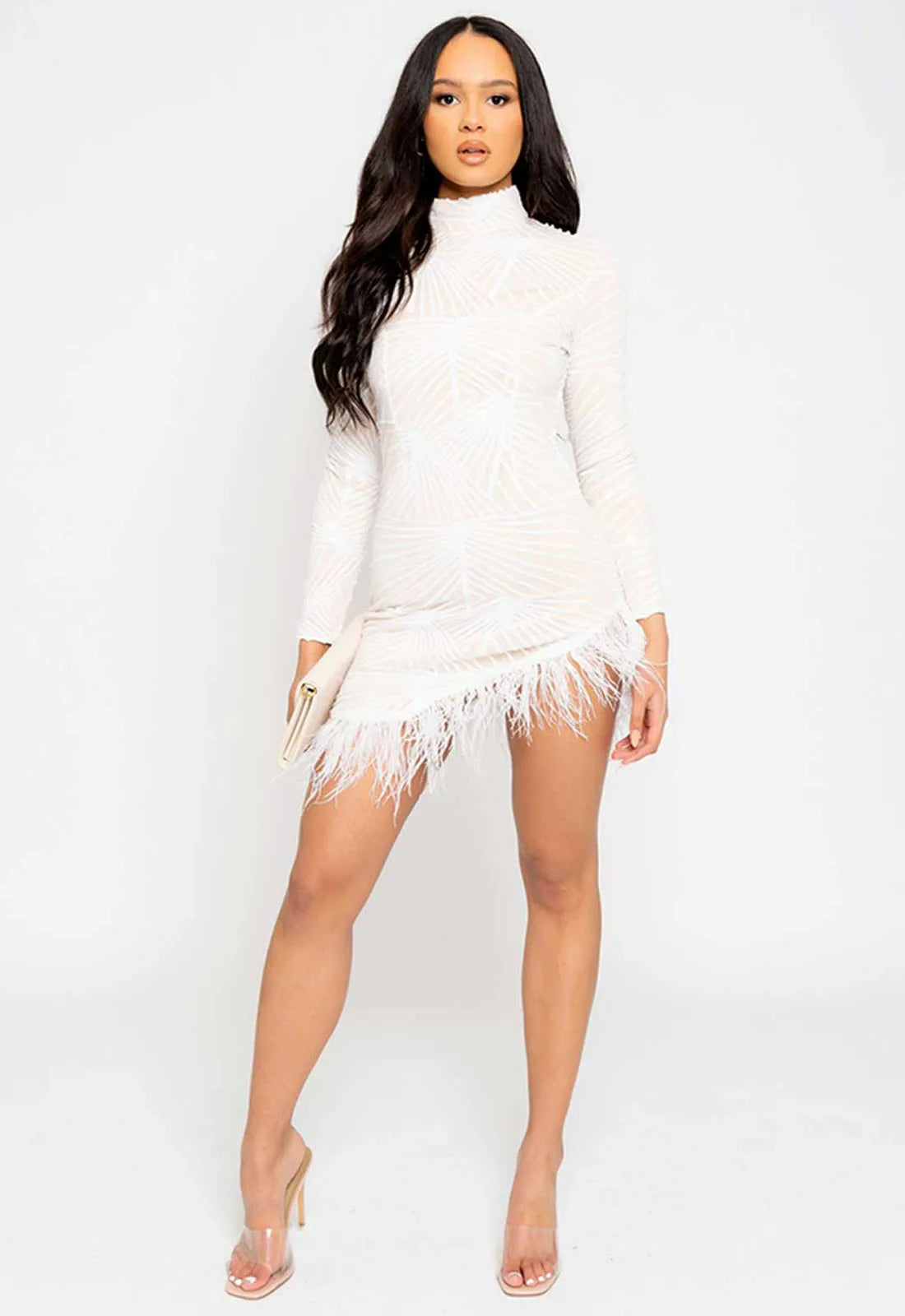 Nazz Collection White After Party Dress-0