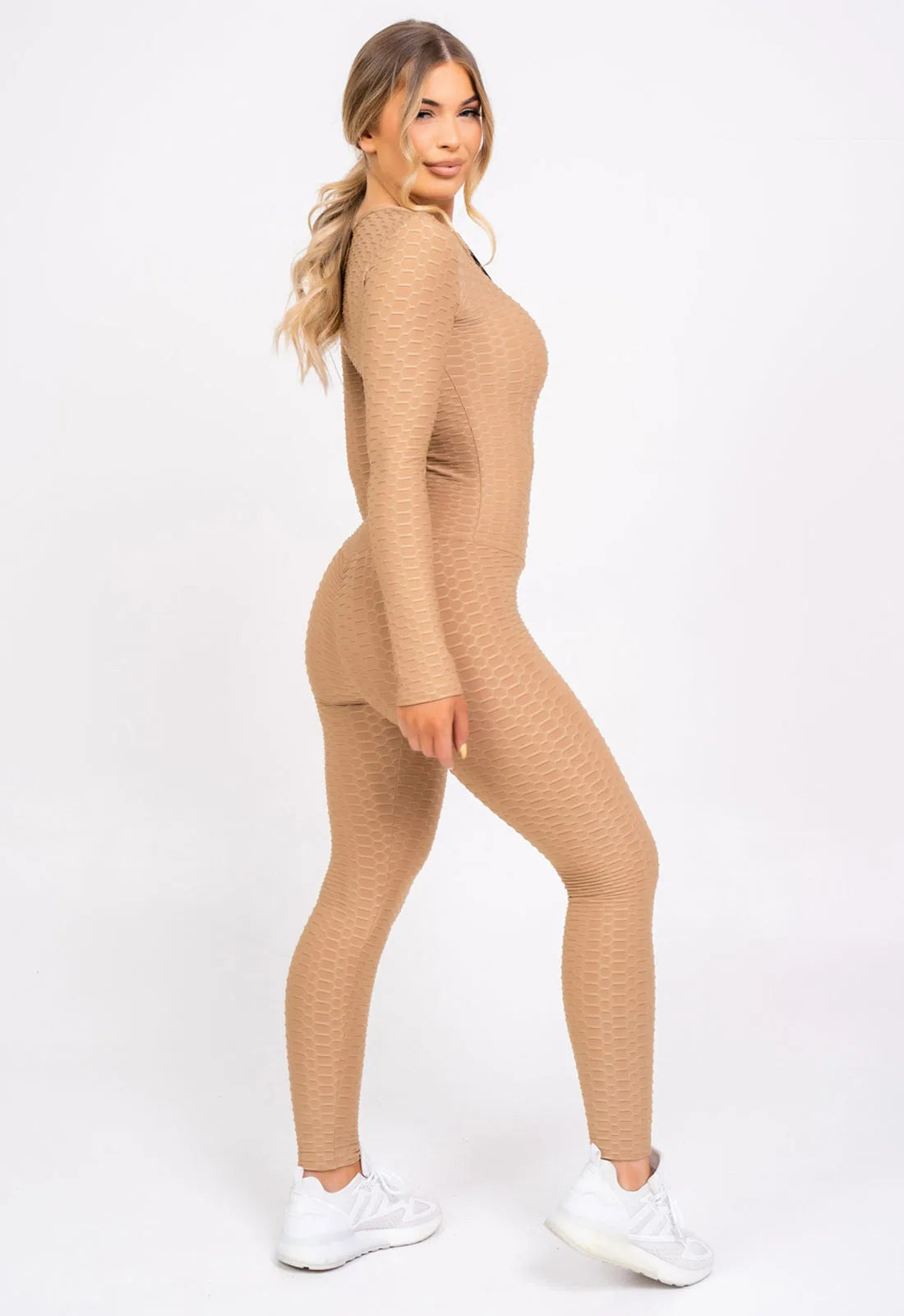 Nazz Collection Sand Cali Jumpsuit -101589