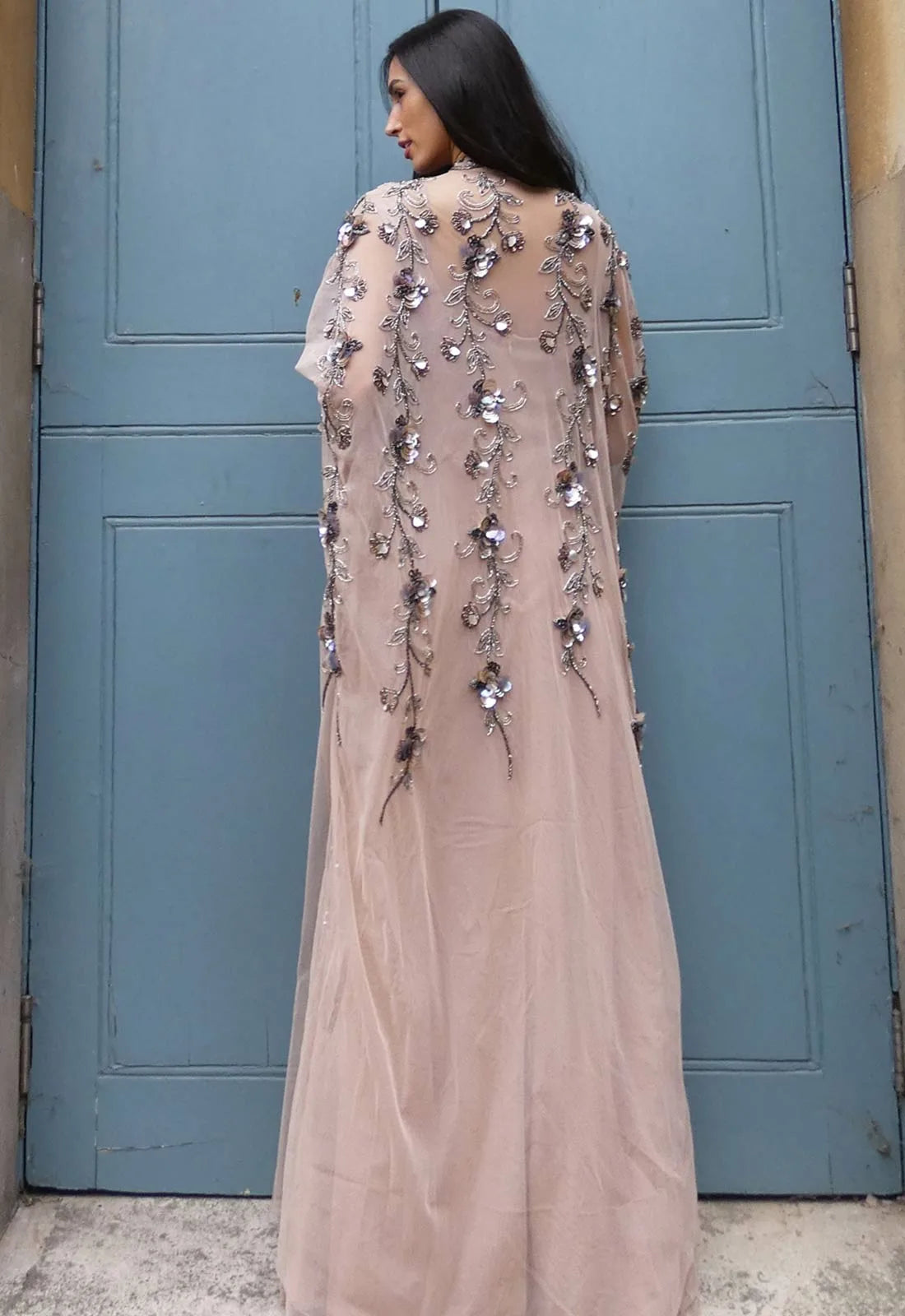 Raishma Couture Champagne Opal Gown-120201