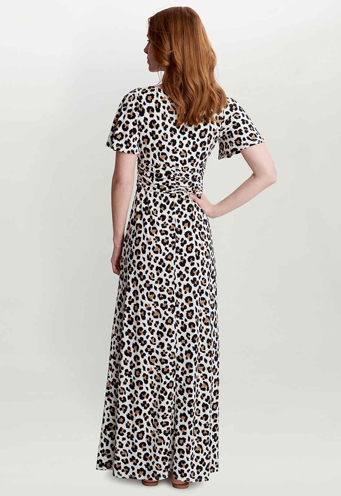 Gina Bacconi Salina Print Maxi Dress-112949