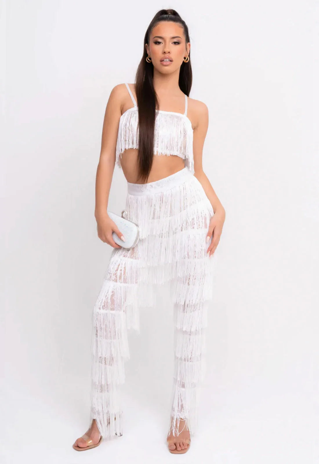 Nazz White Senorita Co-ord-0