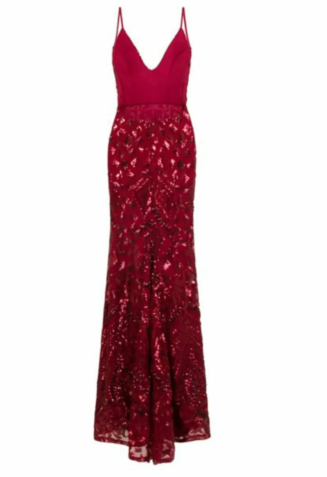 Nazz Collection Red Spotlight Maxi Dress-117771