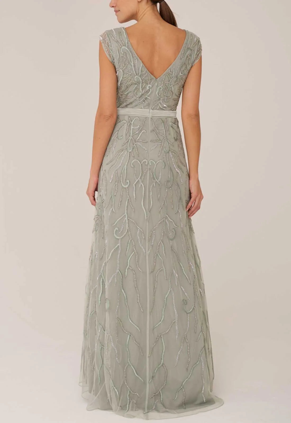 Raishma Mint Embellished Gown-42050