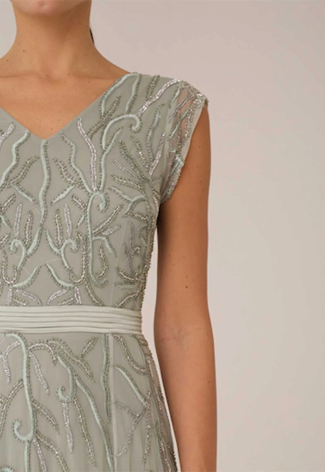 Raishma Mint Embellished Gown-42049
